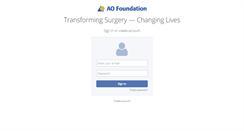 Desktop Screenshot of mysite.aofoundation.org