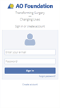 Mobile Screenshot of mysite.aofoundation.org