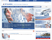 Tablet Screenshot of aofoundation.org